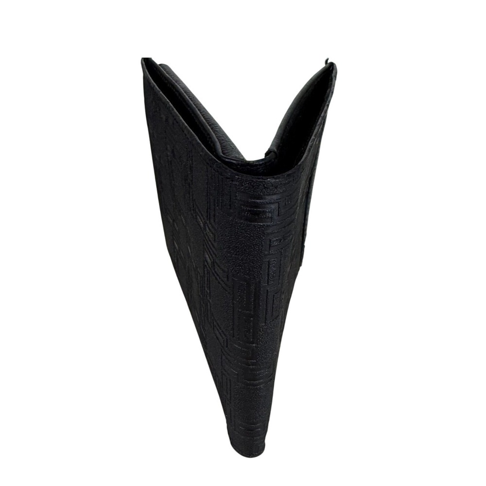 Authentic Dunhill D Eight D8 Black PVC Leather Bifold Wallet - Classic Design! - Picture 3 of 11